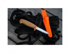 Messer Morakniv Floating Serrated Knife Orange