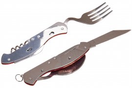 Klappbesteck Wildee Camper rot