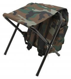 Klappstuhl mit Rucksack OLBIA ARMY