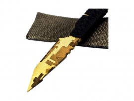Survival Messer Kandar Digital Desert mit Feuerstahl N126