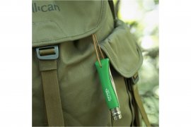 Messer Opinel 7 Inox grün mit Riemen
