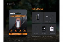 Wiederaufladbare Taschenlampe Fenix E-LITE