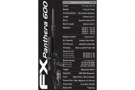 Luftgewehr FX Panthera 600 6,35mm