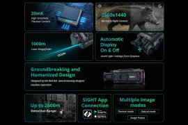 Wärmeschutz-Fernglas LRF Hikmicro RAPTOR RH50LN