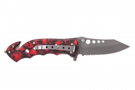 Messer Kandar N481 red skull