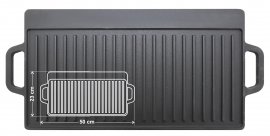 Grillplatte beidseitig 50x23x1,4cm