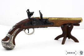 Replik einer Steinschlosspistole von General George Washington, England 18. Jh. 3