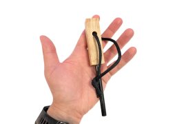 Feuerstahl JuBö Bushcraft Tinder Firesteel - FatWood 4