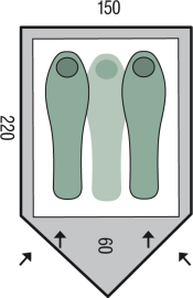 Zelt Pinguin Scout 2