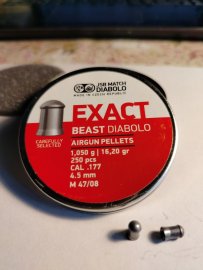 Bewertungen: Diabolo JSB Exact Beast 4,52mm 250Stk - 1