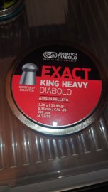 Bewertungen: Diabolo JSB Exact King Heavy MKII 6,35mm 300Stk - 2
