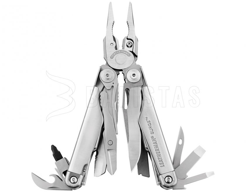 Multitool Leatherman Surge silber