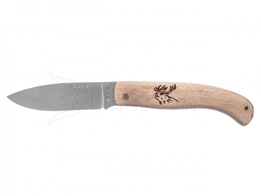 Messer Joker NH78-2 Holz Motiv Hirsch 8 cm