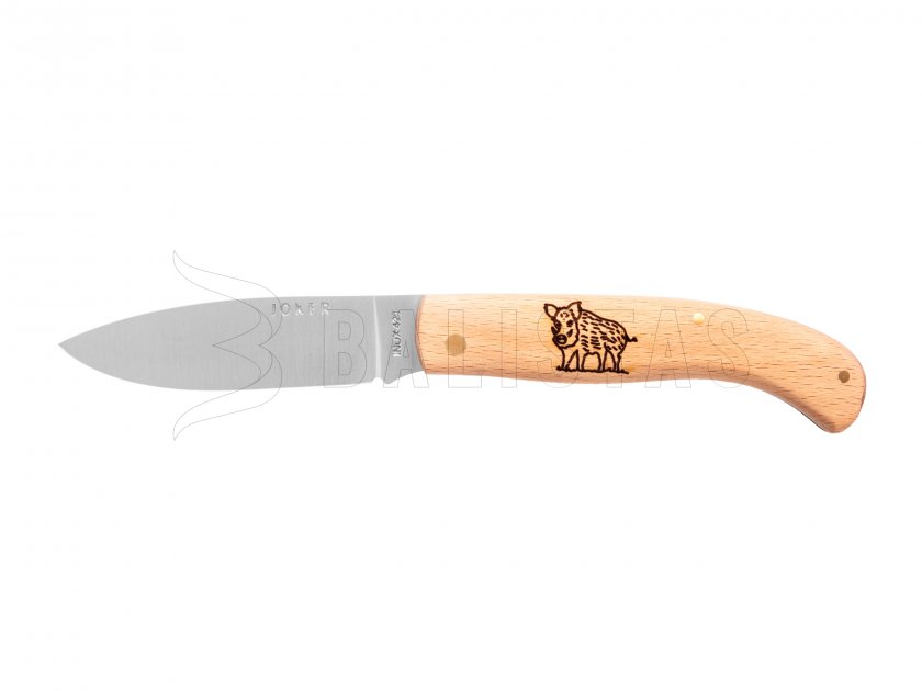 Messer Joker NH78-3 Holz Motiv Keiler 8 cm
