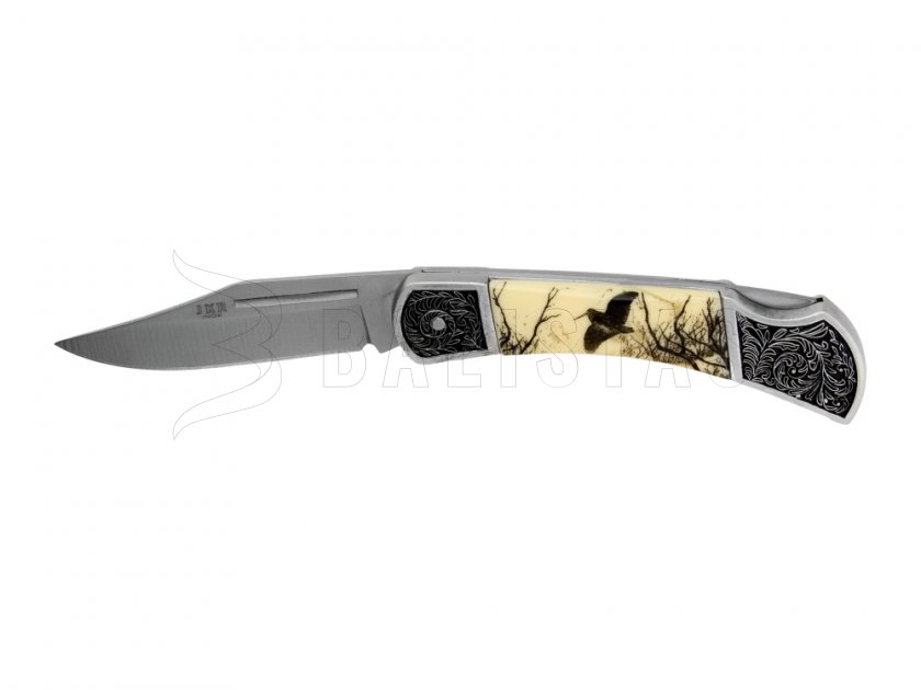 Messer Joker klappbar Motiv Vogel 8 cm