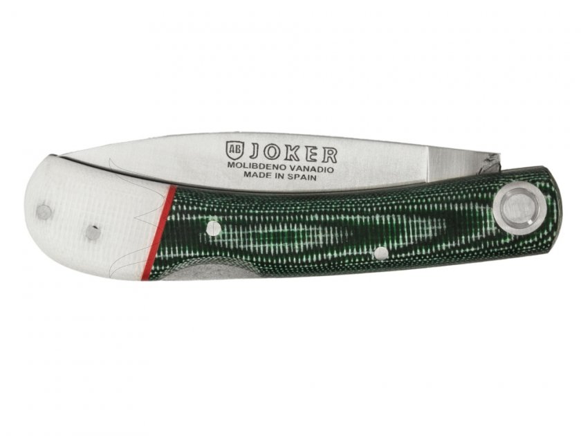 Messer Joker klappbar grün-weiß