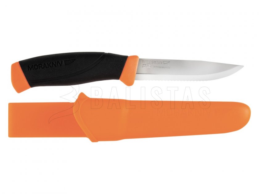 Messer Morakniv Companion F Serrated orange gezahnt