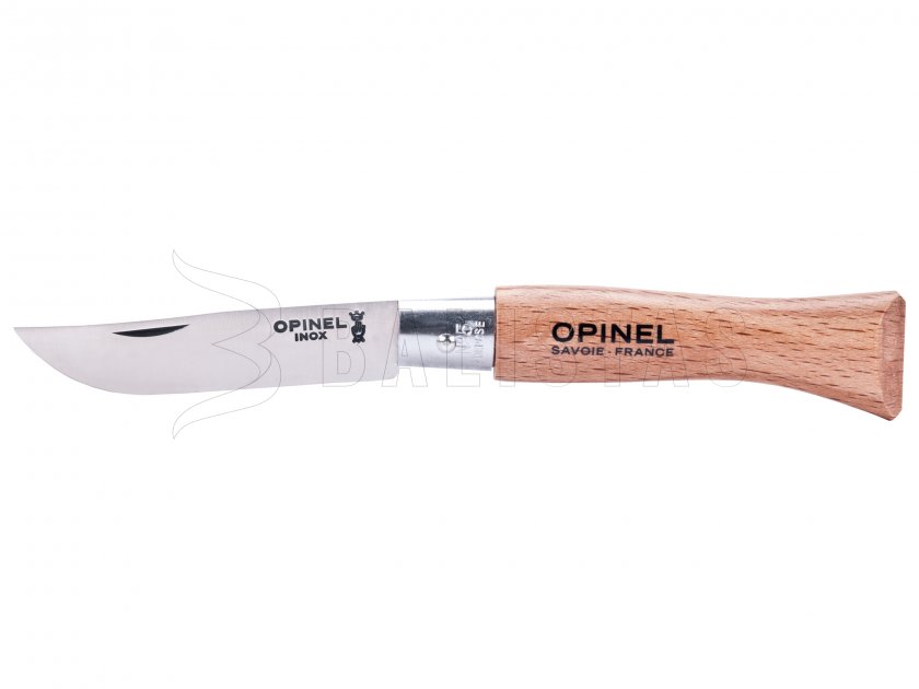 Messer Opinel 5 Klappmesser Inox Buche