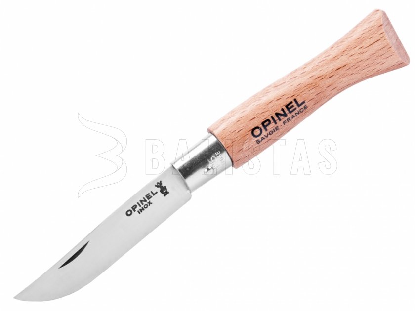 Messer Opinel 5 Klappmesser Inox Buche