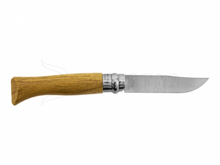 Messer Opinel 8 Klappmesser Inox Buche Motiv Keiler