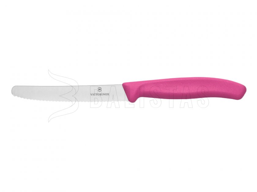 Tomatenmesser gezahnt 6.7836 rosa L115