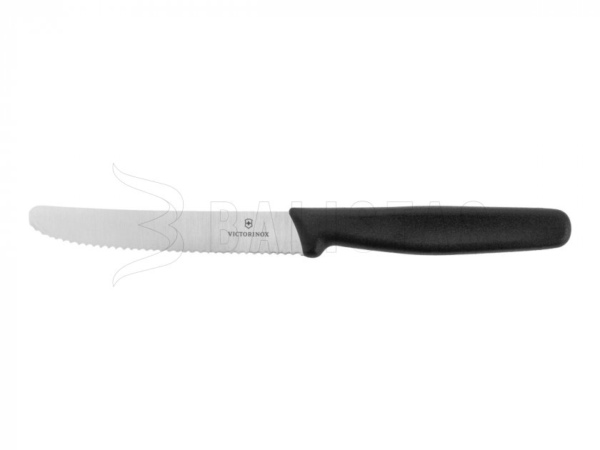 Messer für Tomaten, Wellenschliff 5.0833 Schwarz