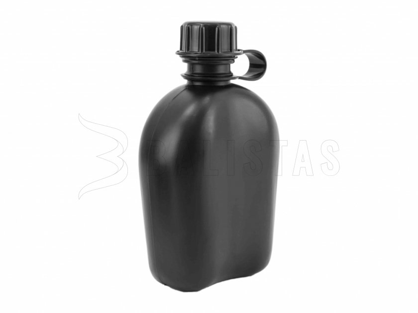 Feldflasche in Hülle MFH schwarz
