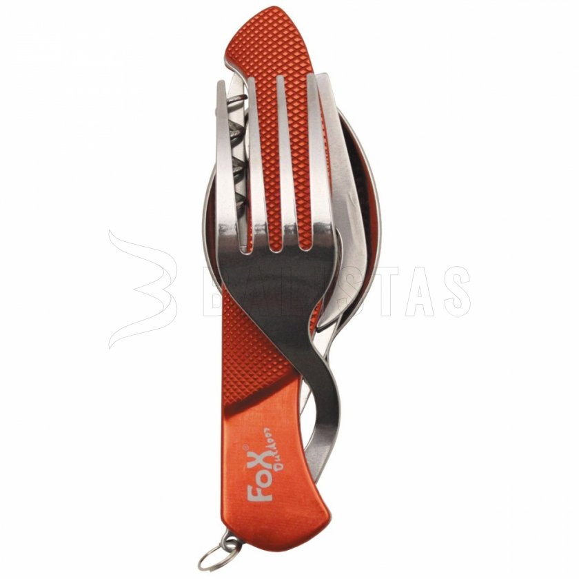 Klappbesteck Fox Outdoor 6-teilig rot 44051