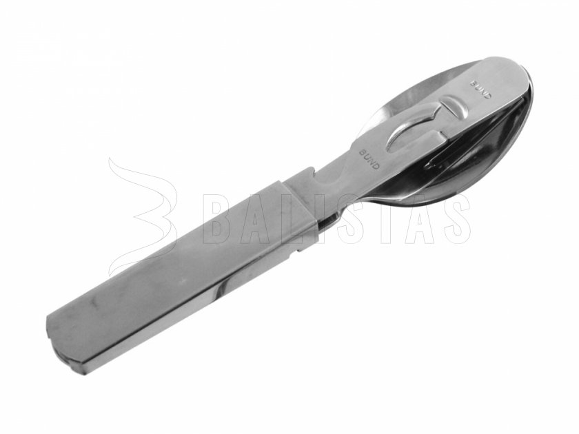 MFH 4-teiliges Campingbesteck mit Etui