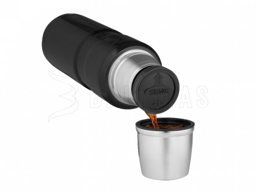 Thermosflasche Thermos King 0,47 l schwarz