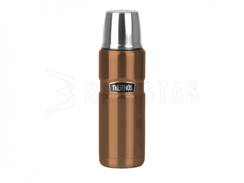 Thermosflasche Thermos King 0,47 l braun