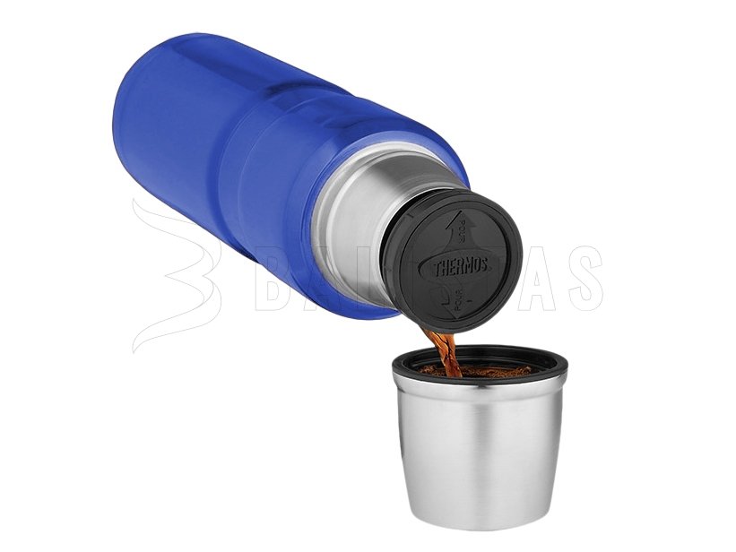 Thermoskanne Thermos King 1,2 l blau