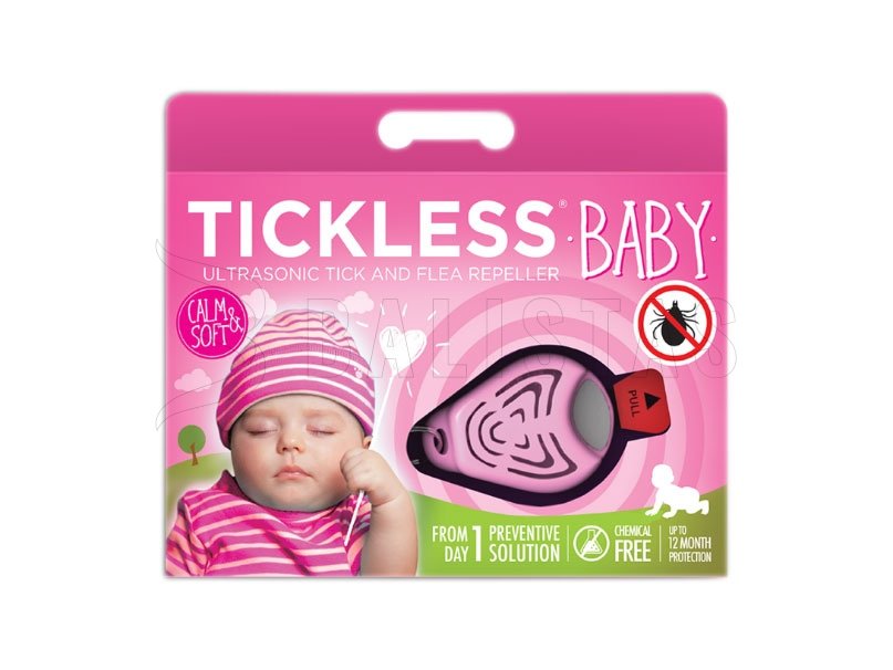 Odpuzovač klíšťat für Kinder Tickless rosa