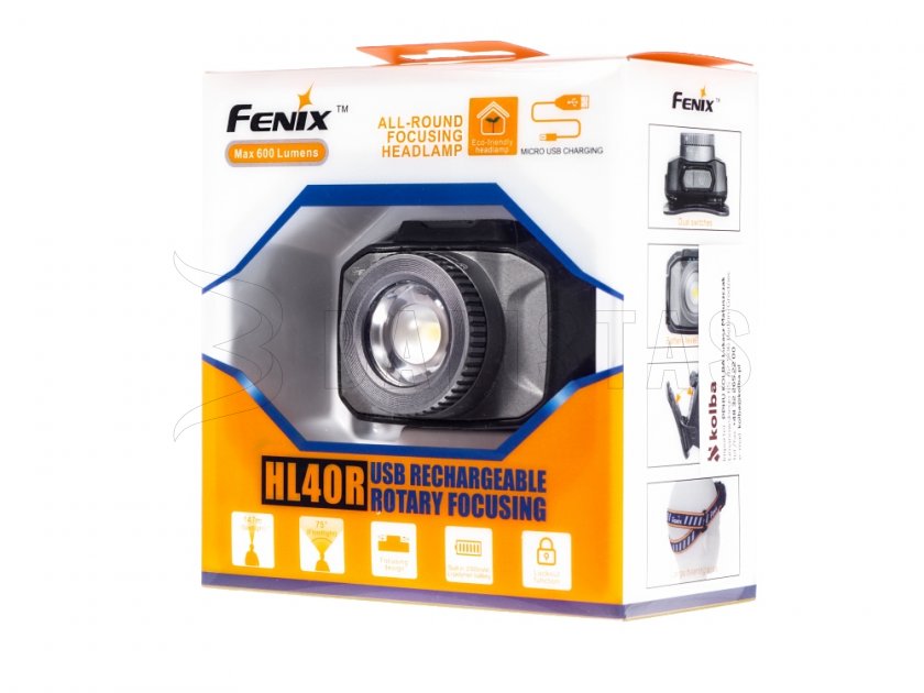 Stirnlampe Fenix HL40R grau