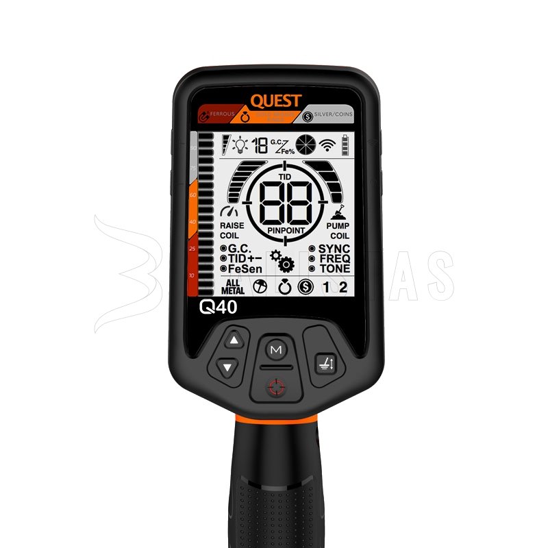 Metalldetektor Quest Q40