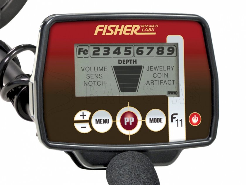 Metalldetektor Fisher F11 7''