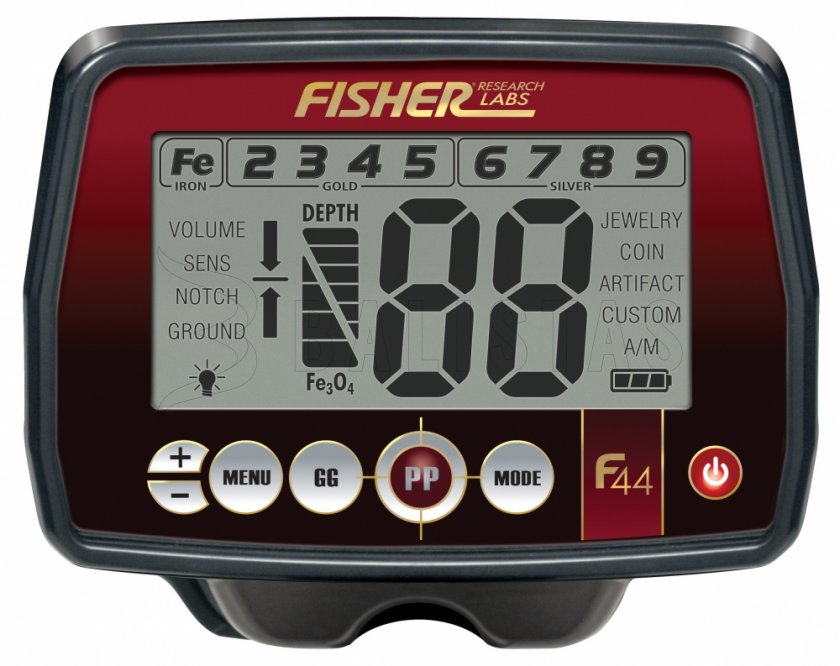 Metalldetektor Fisher F44 11'' DD