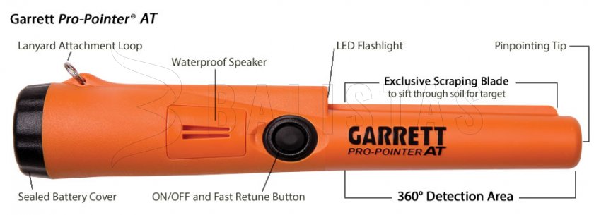 Metalldetektor Garrett ProPointer AT