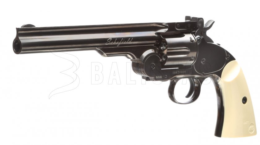 Luftrevolver ASG Schofield 6" Grau 4,5mm BB
