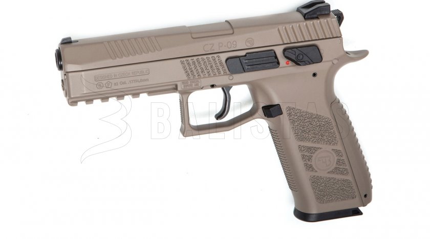 Luftpistole ASG CZ P-09 FDE Blowback 4,5mm
