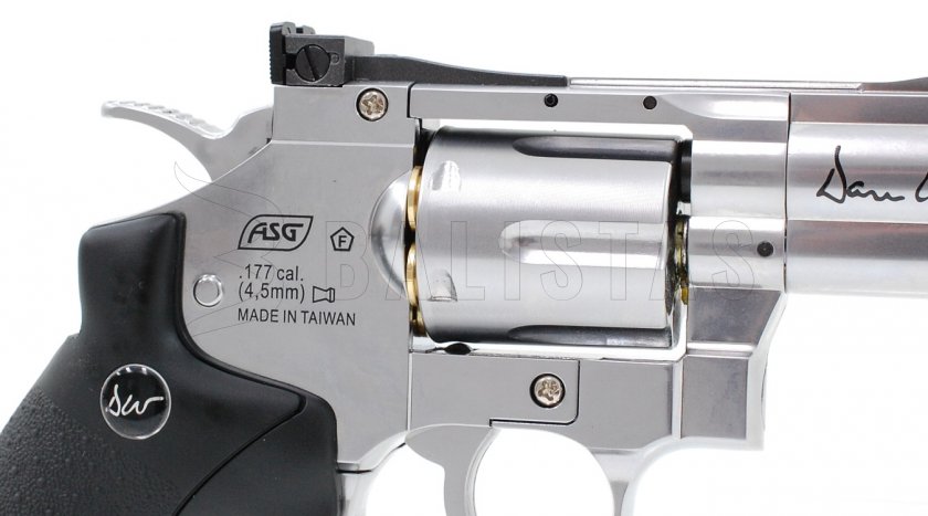 Luftrevolver ASG Dan Wesson 2,5" für Diabolos 4,5mm