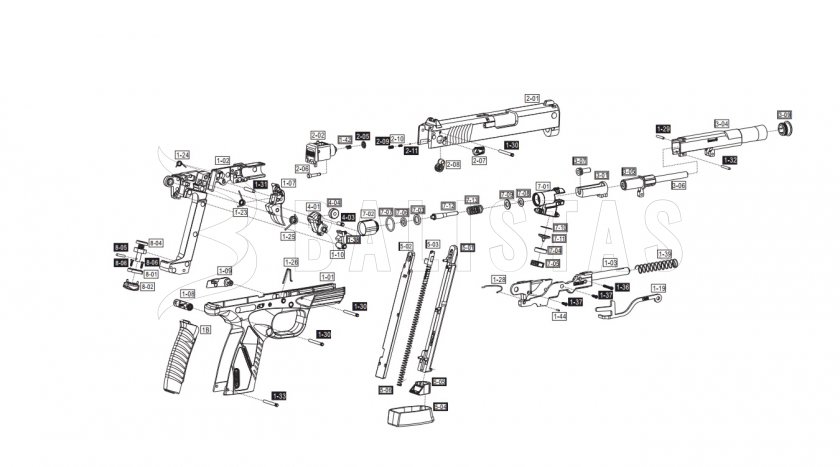 Luftpistole ASG Bersa BP9CC 4,5mm