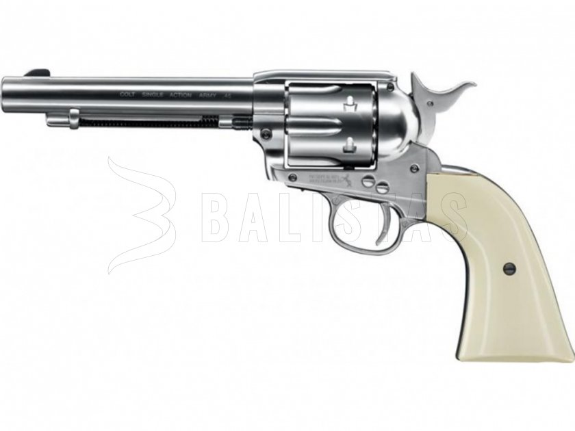 Luftrevolver Umarex Colt SAA .45 Diabolo Nickel 4,5mm