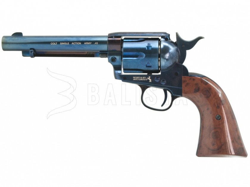 Luftrevolver Umarex Colt SAA .45 Diabolo Blued/Brown 4,5mm