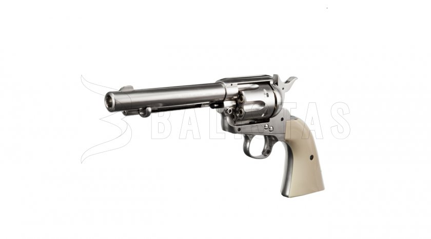 Luftrevolver Umarex Colt Single Action Army SAA .45 Nickel 4,5mm