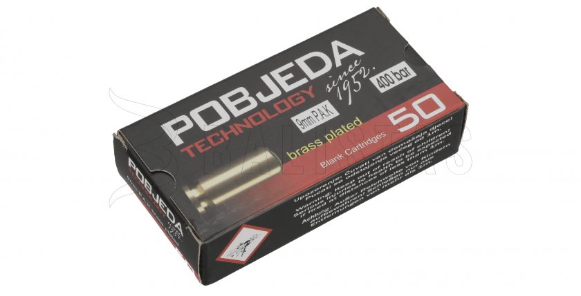 Startkartuschen Pobjeda 9mm Pistole 50Stk