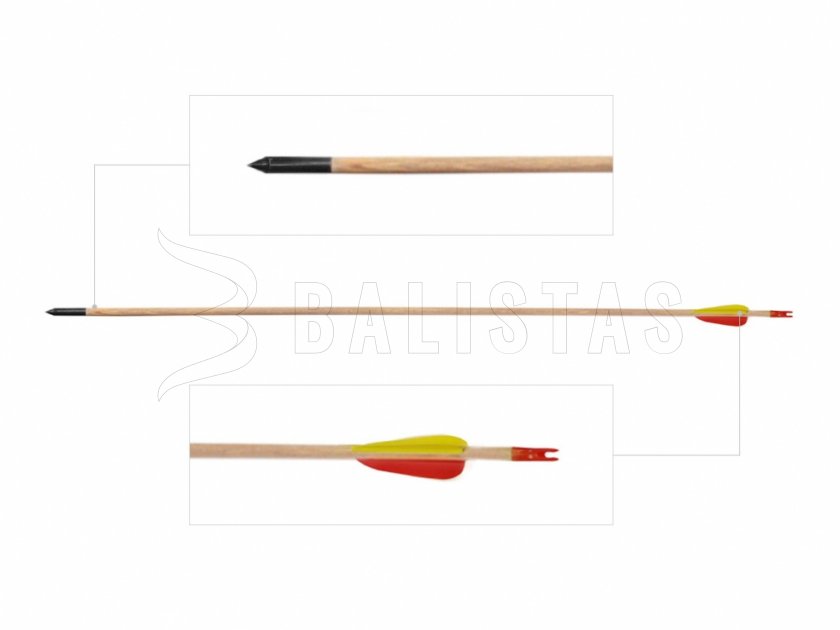 Poe Lang 28" Holzpfeil