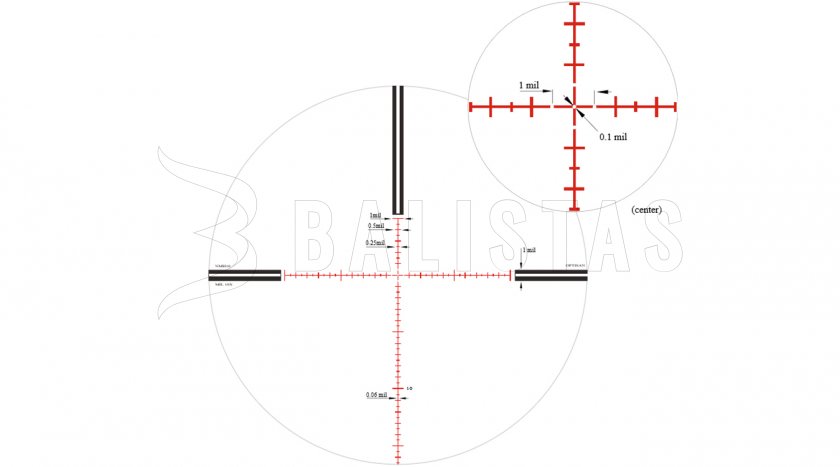 Zielfernrohr Optisan EVE 4-16x44Pi (MIL-NMH10X)