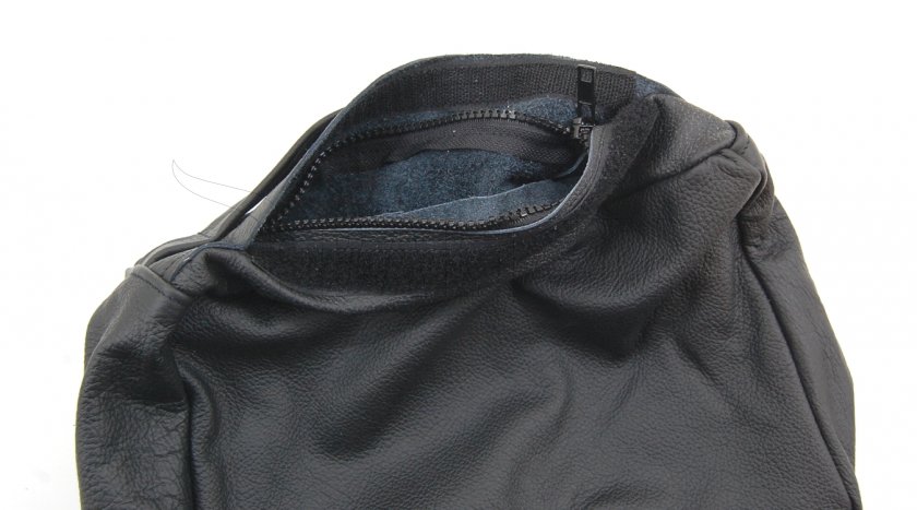 Schießsäcke VENOX, Leder, schwarz/braun