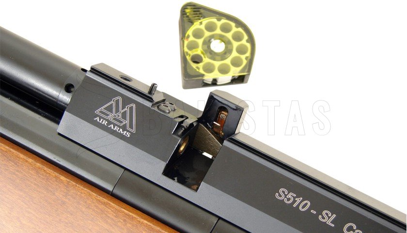 Luftgewehr Air Arms S510 4,5mm Nussbaum Links